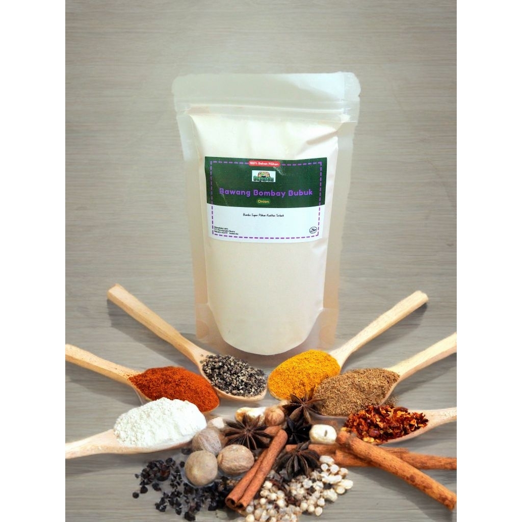 

BUMBU BAWANG BUMBU BAWANG BOMBAY BUBUK GRADE A / ONION POWDER / Serbuk Bawang Bombay / Bawang Bombay Premium / Bumbu Premium / Bumbu Dapurku
