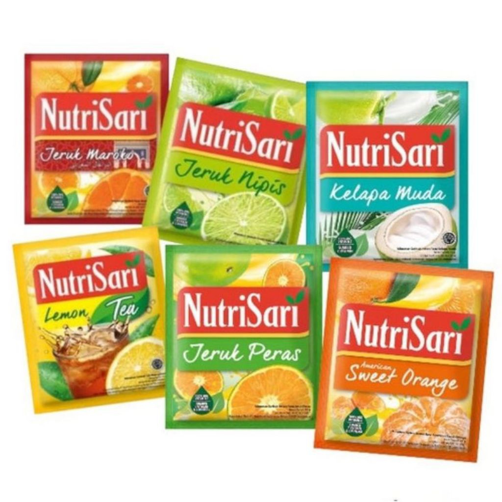 

Nutri Sari Renceng isi 10pcs All Varian Rasa Minuman Bubuk Instan NutriSari @11gr