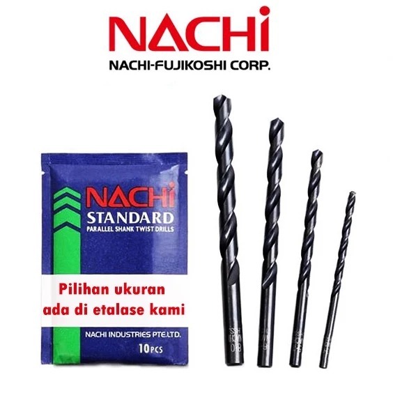 Mata Bor NACHI Mata Bor HSS ORI ASLI 1 1.5 2 2.5 3.5 4 4.5 5 mm MATABOR BESI NACHI