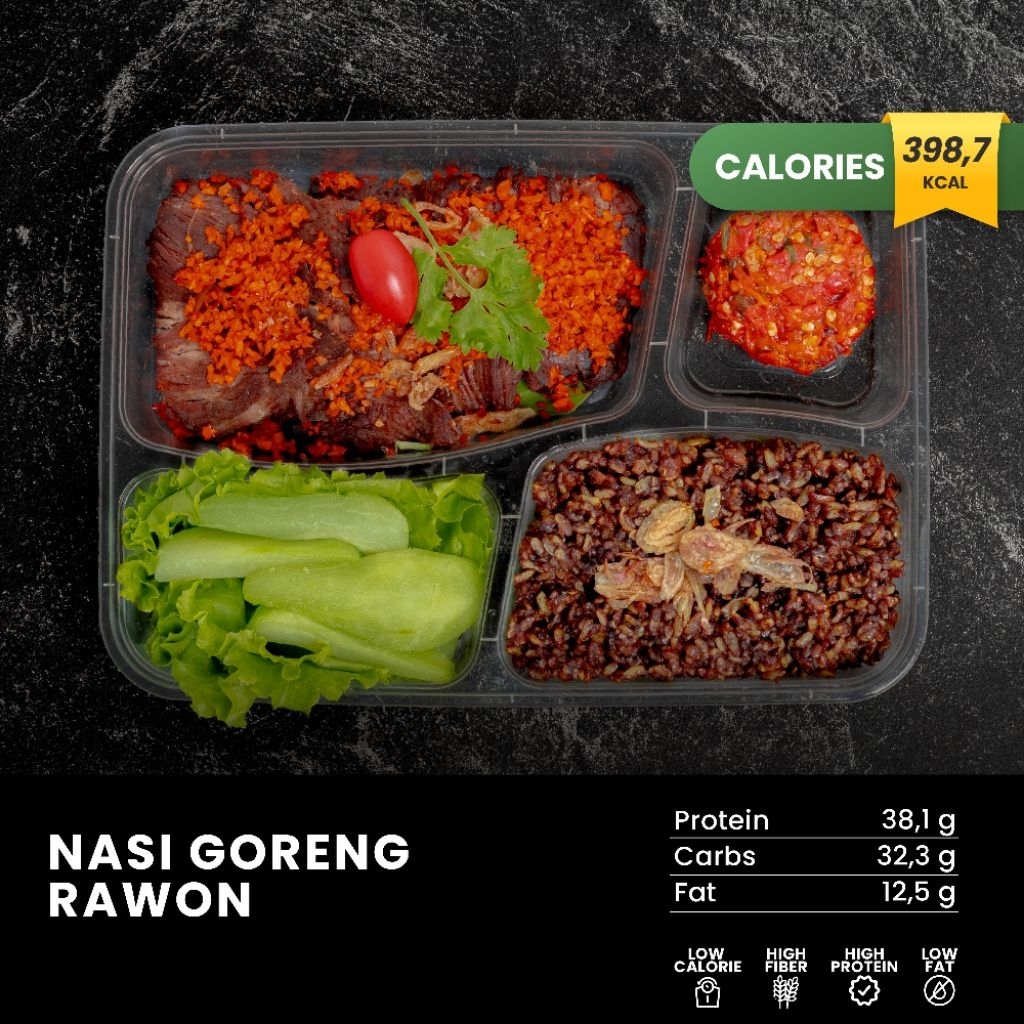 

Nasi Goreng Rawon - Eazy Meal Dermalicious