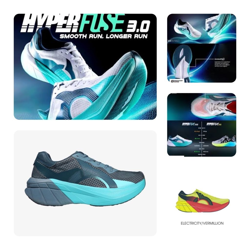 Hyperfuse 3.0 sepatu lari ortuseight