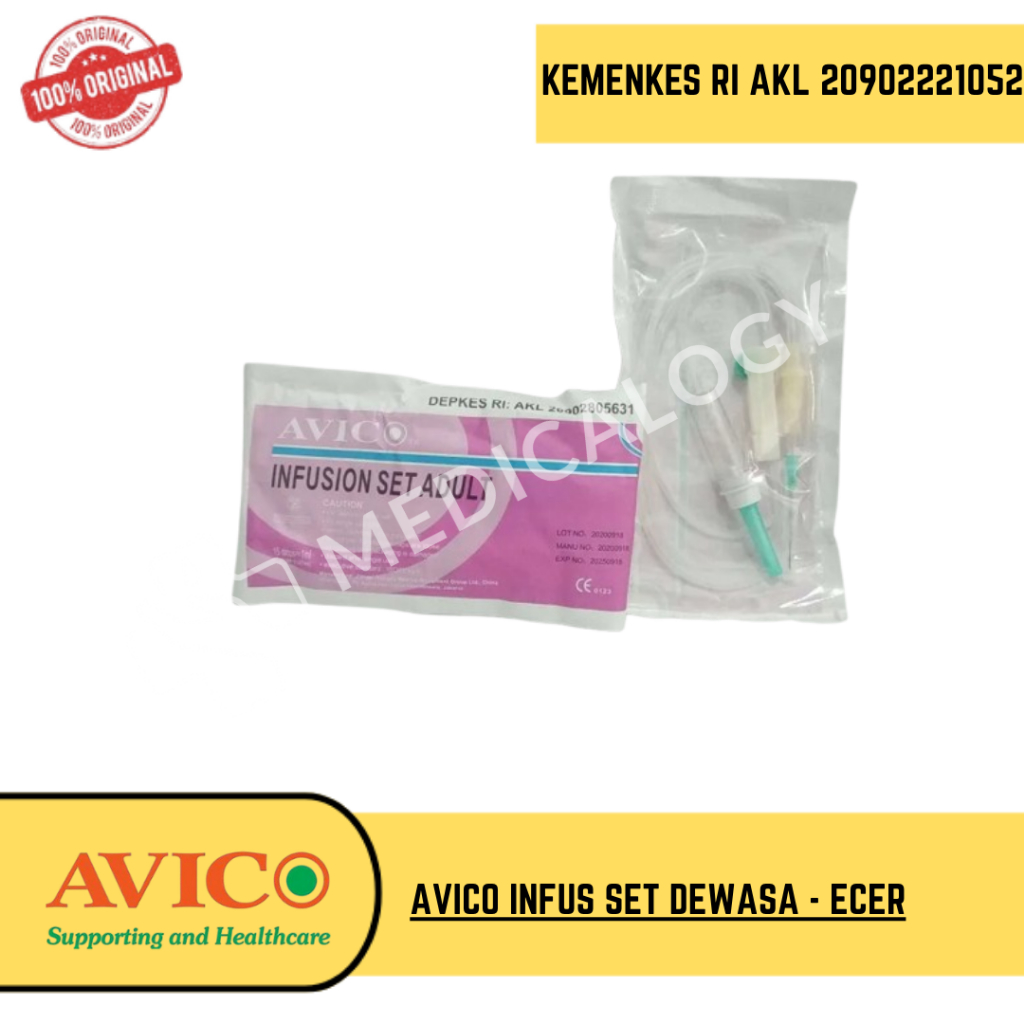 Avico Infus Set Dewasa - ECER