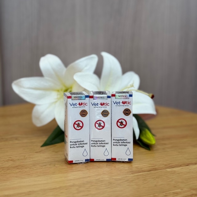 Vet-Otic 10 ml Obat Tetes Kutu Telinga Anjing Kucing Original