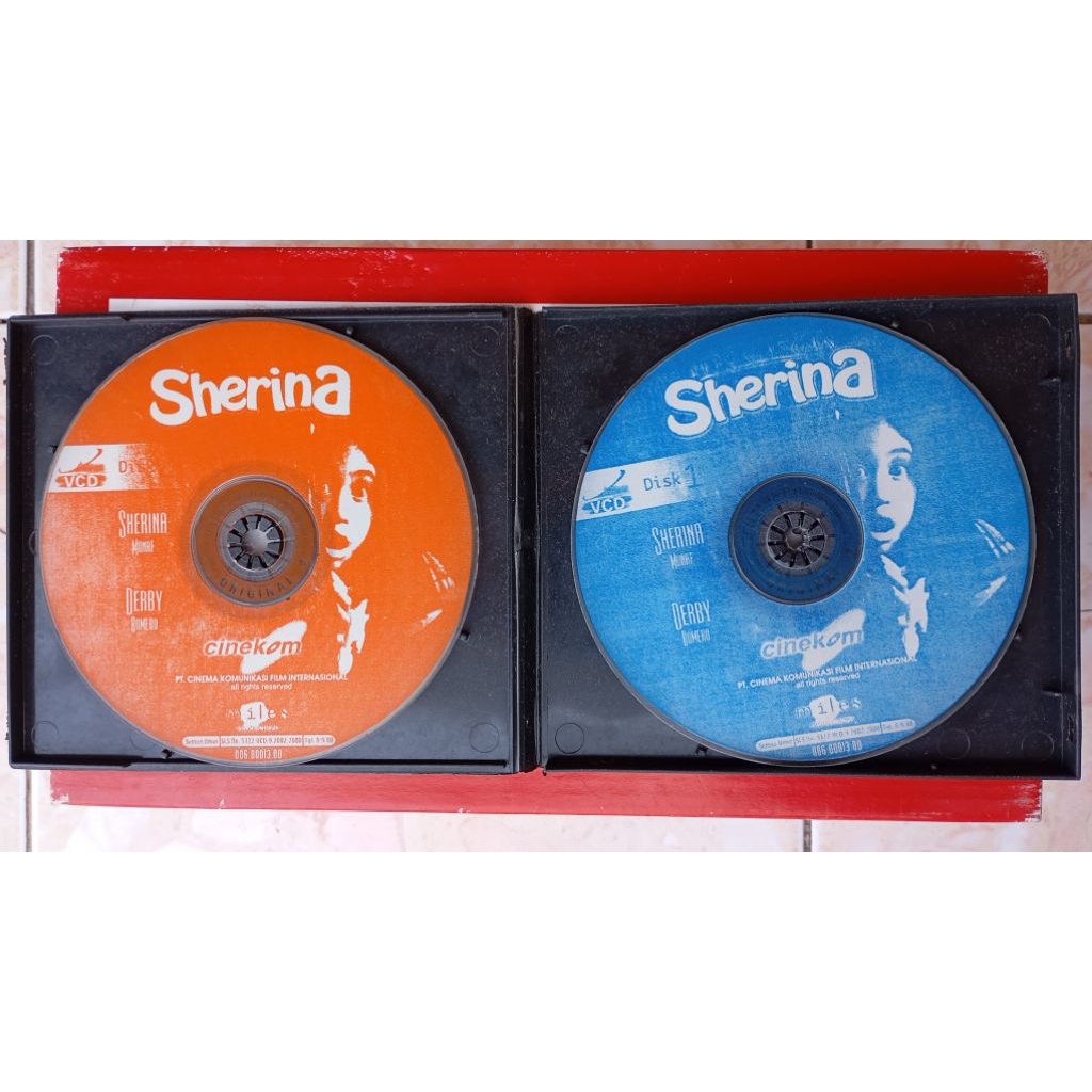 kaset VCD sherina - kaset jadul - VCD jadul - DVD