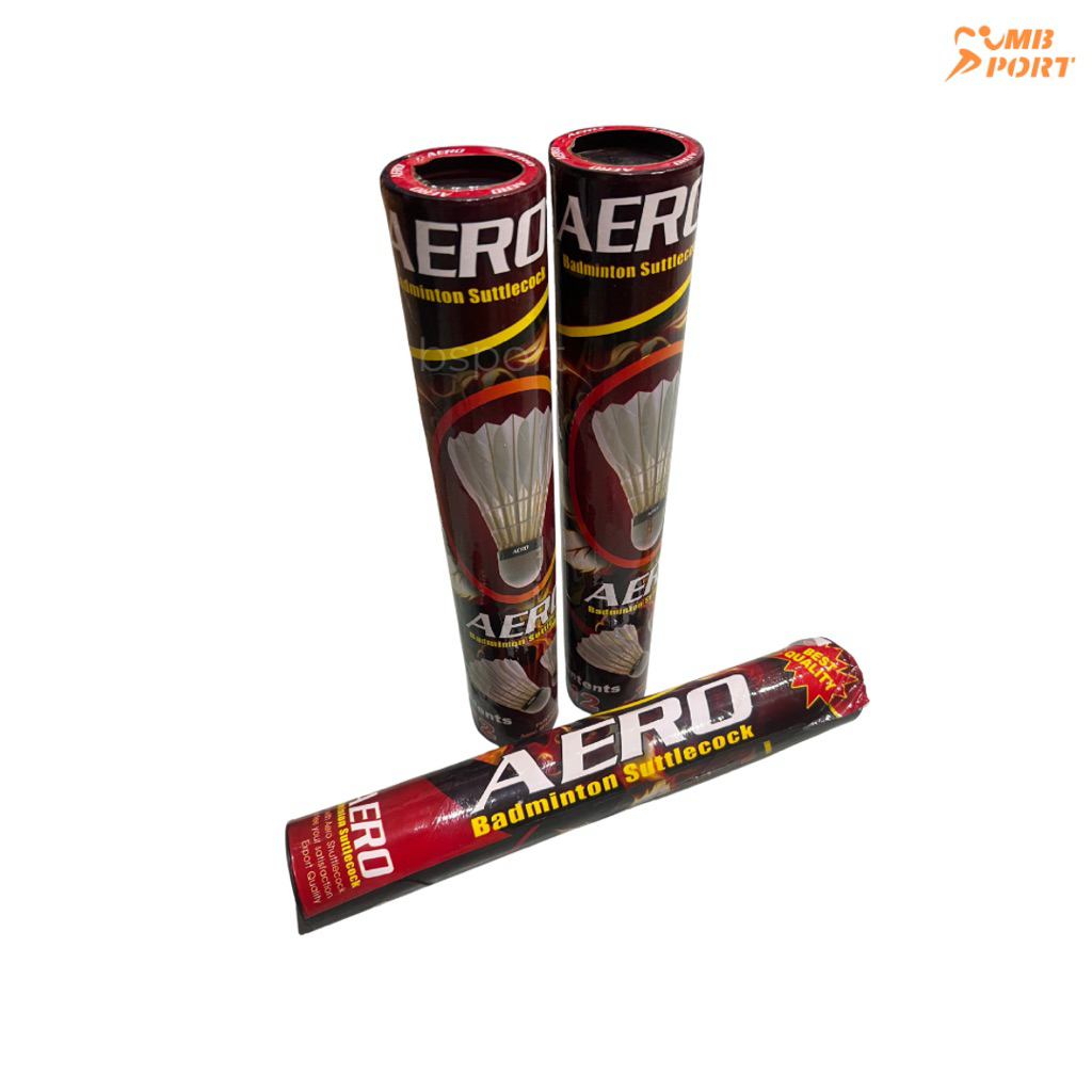 Kok Badminton Murah Shuttlecock Bulutangkis Aero Isi 12pc