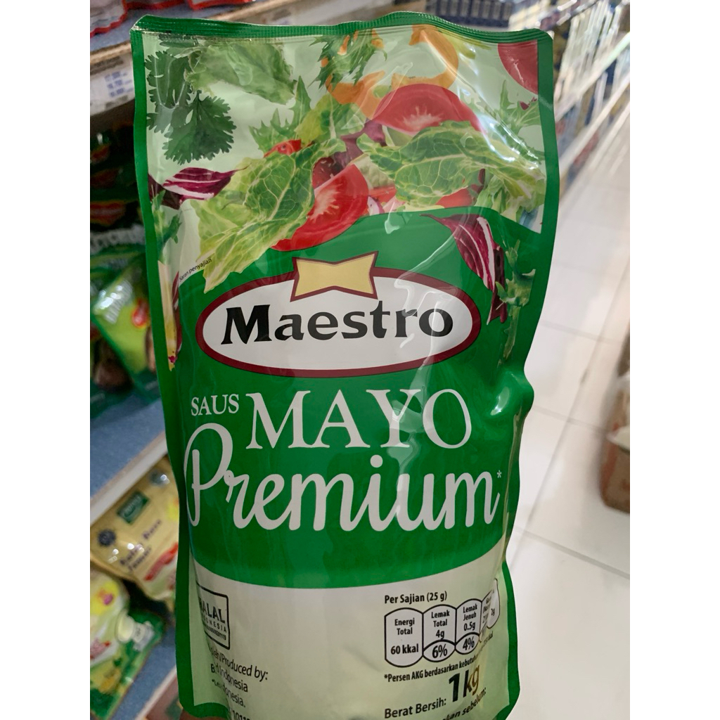 

Maestro mayonais 1kg, 180gr, 100gr