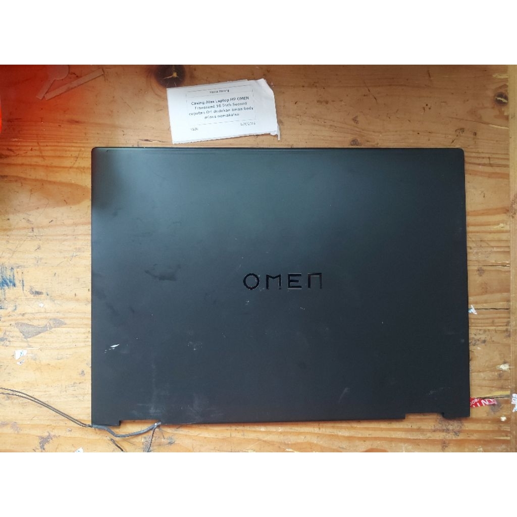 Casing Atas Laptop HP OMEN Transcend 16 Inch Second copotan Ori dudukan aman body minus pemakaian