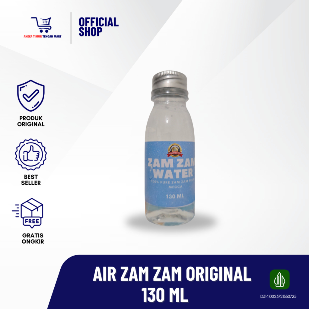 

AIR ZAMZAM ASLI UKURAN 130ML/ 100% ORIGINAL /MURNI AIR ZAM ZAM