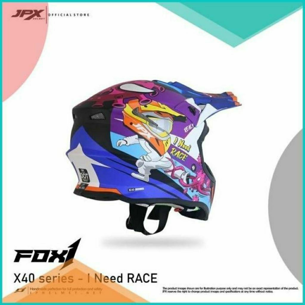 TERMURAH Helm JPX Cross barang baru, bukan bekas pakai, motor cross helm