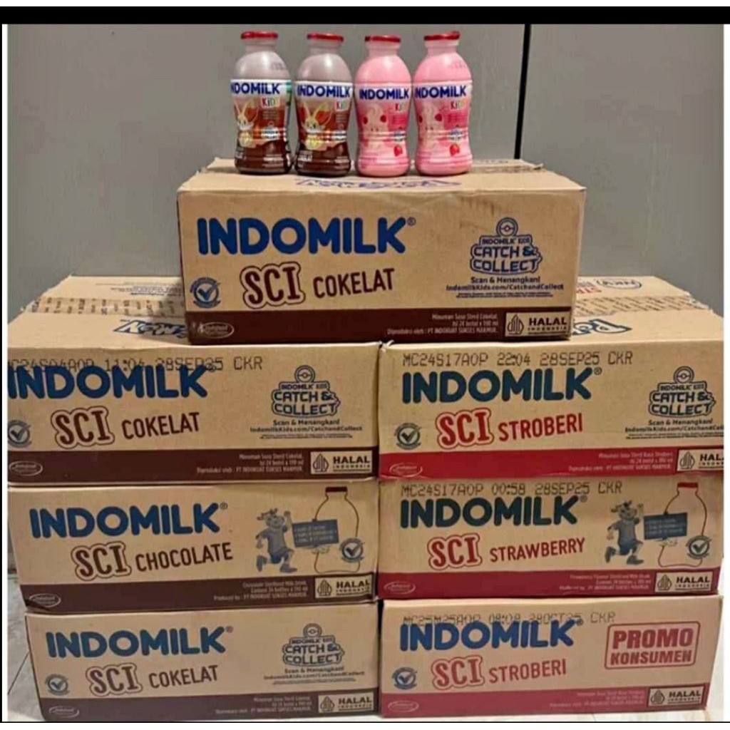 

INDOMILK BOTOL 190ML RASA COKLAT DAN STRAWBERRY (1DOS)