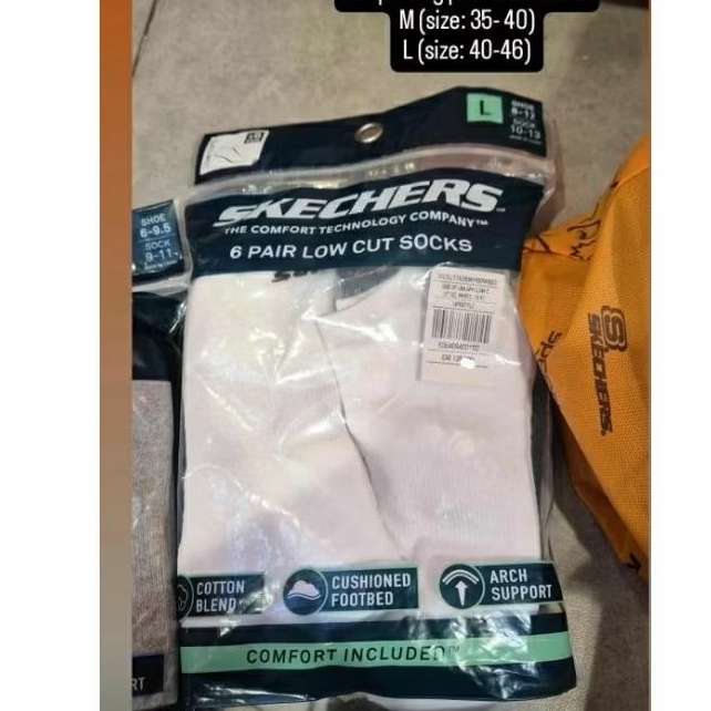 Kaos Kaki Skechers putih Original Mall