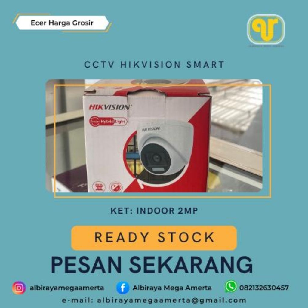 CAMERA CCTV HIKVISION INDOOR 2MP