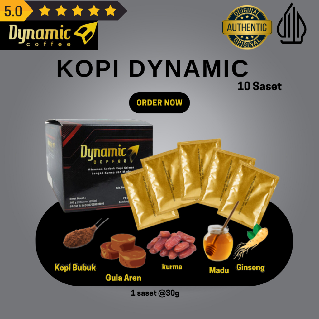 

Kopi Dynamic 10 Saset Kemasan Terbaru