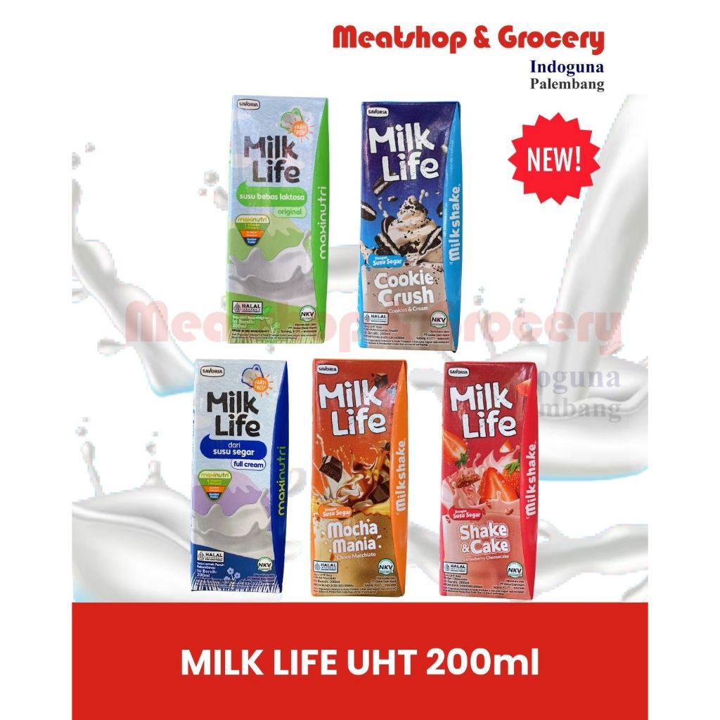 

Milk Life UHT 200ml | Susu UHT