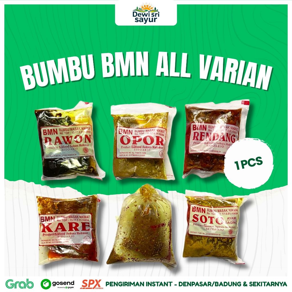 

Bumbu BMN All Varian 1 pcs – Dewi Sri Sayur