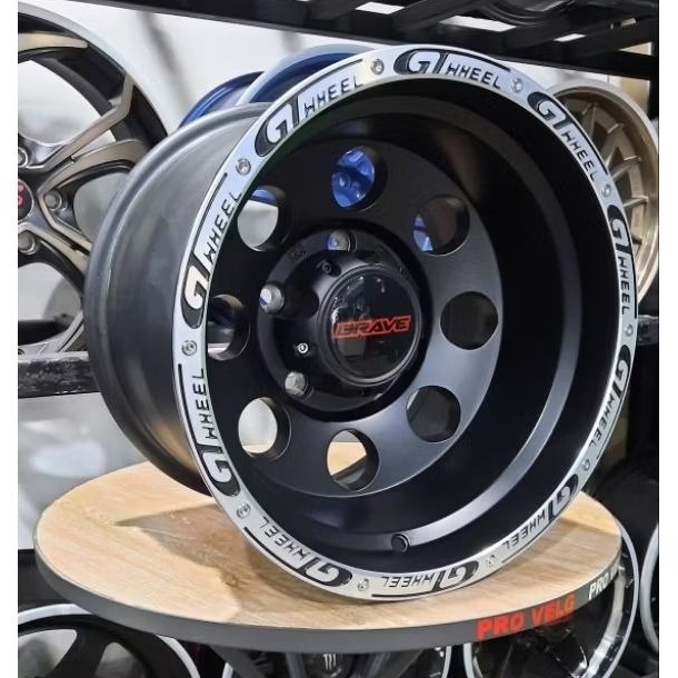 Velg Mobil Offroad Ring 15 Lebar 10 PCD 5×139.7 GT Offroad Racing Wheel Brave 741