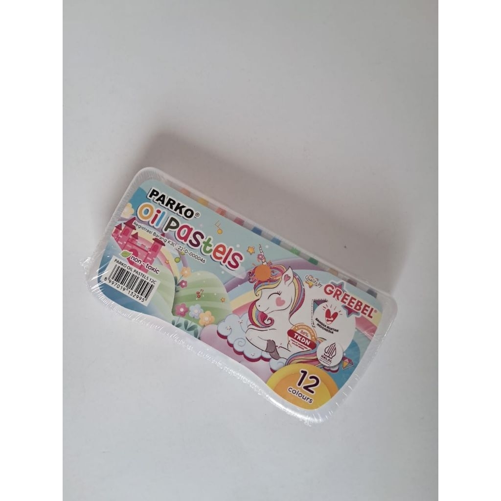 

Crayon Parko GREEBEL oil pastel 12 warna