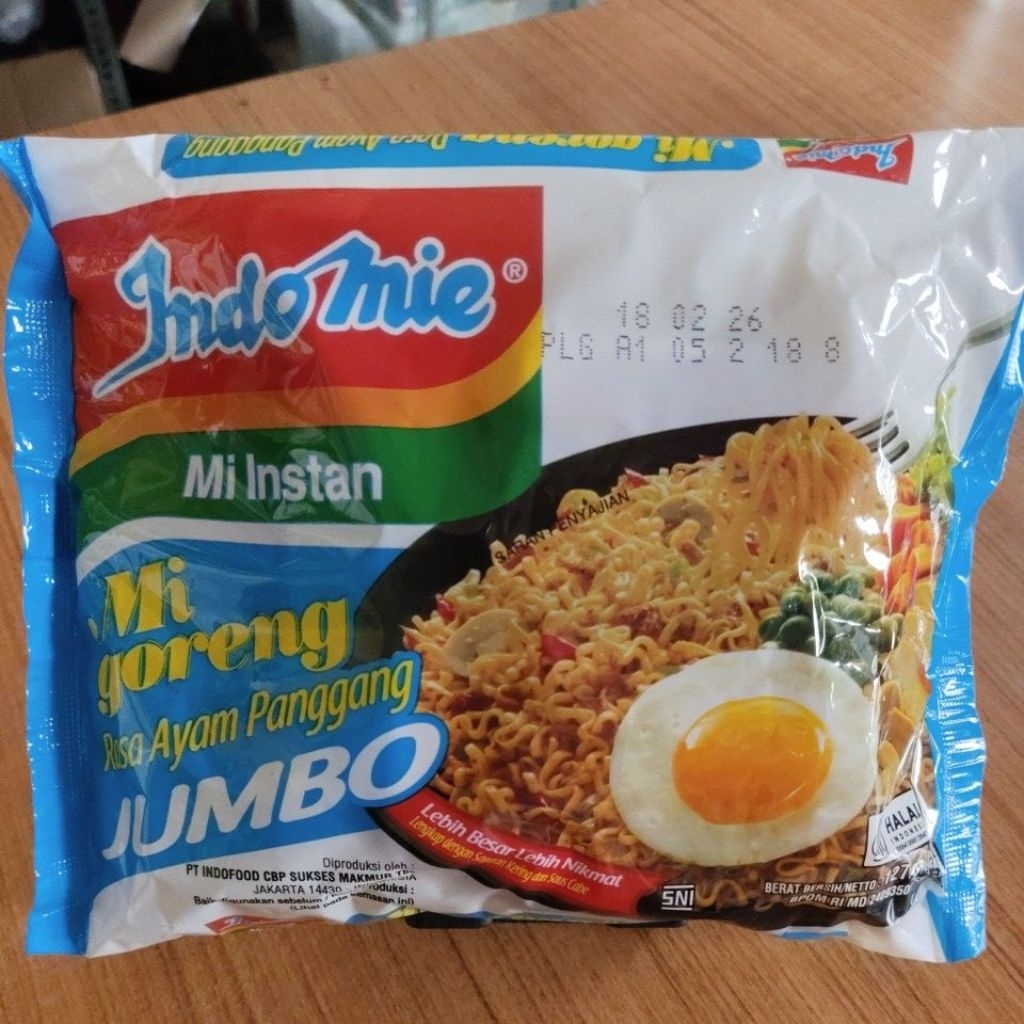 

Indomie goreng jumbo ayam panggang