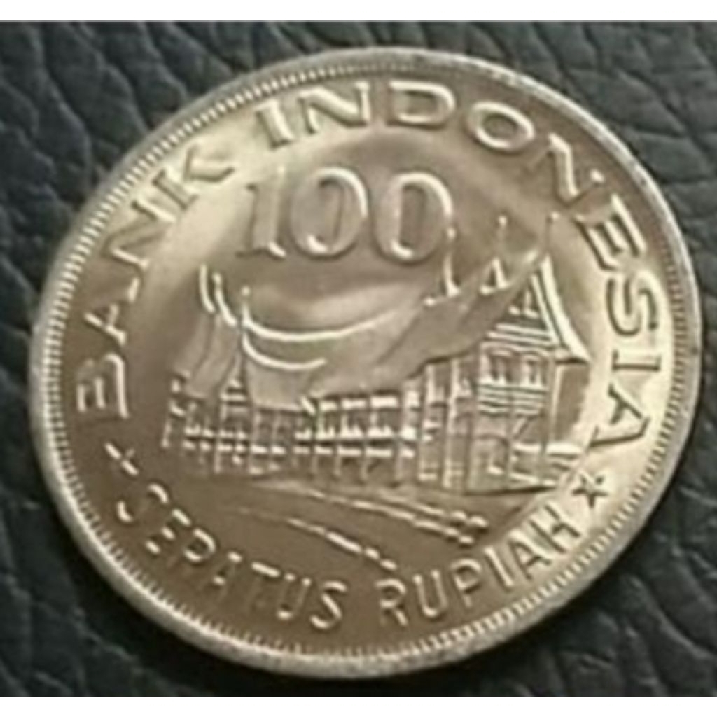 KOIN 100 RUPIAH 1978 'RUMAH GADANG - 100 TIPIS'