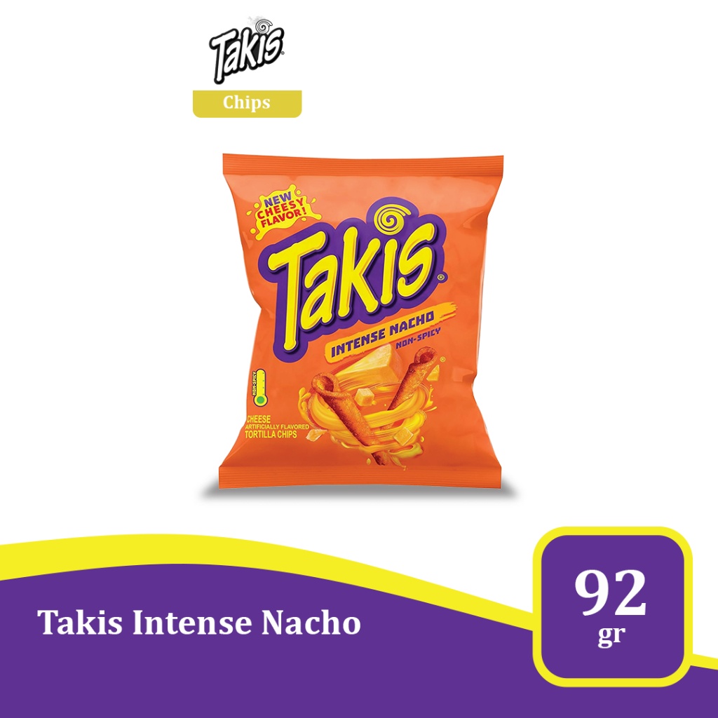 

Takis Intense Nacho 3.25 oz - Makanan Impor USA