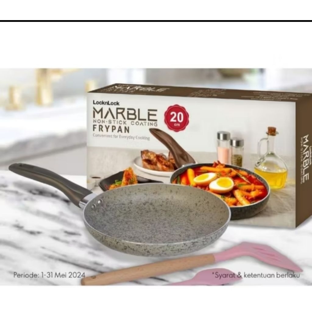marble frypan locknlock