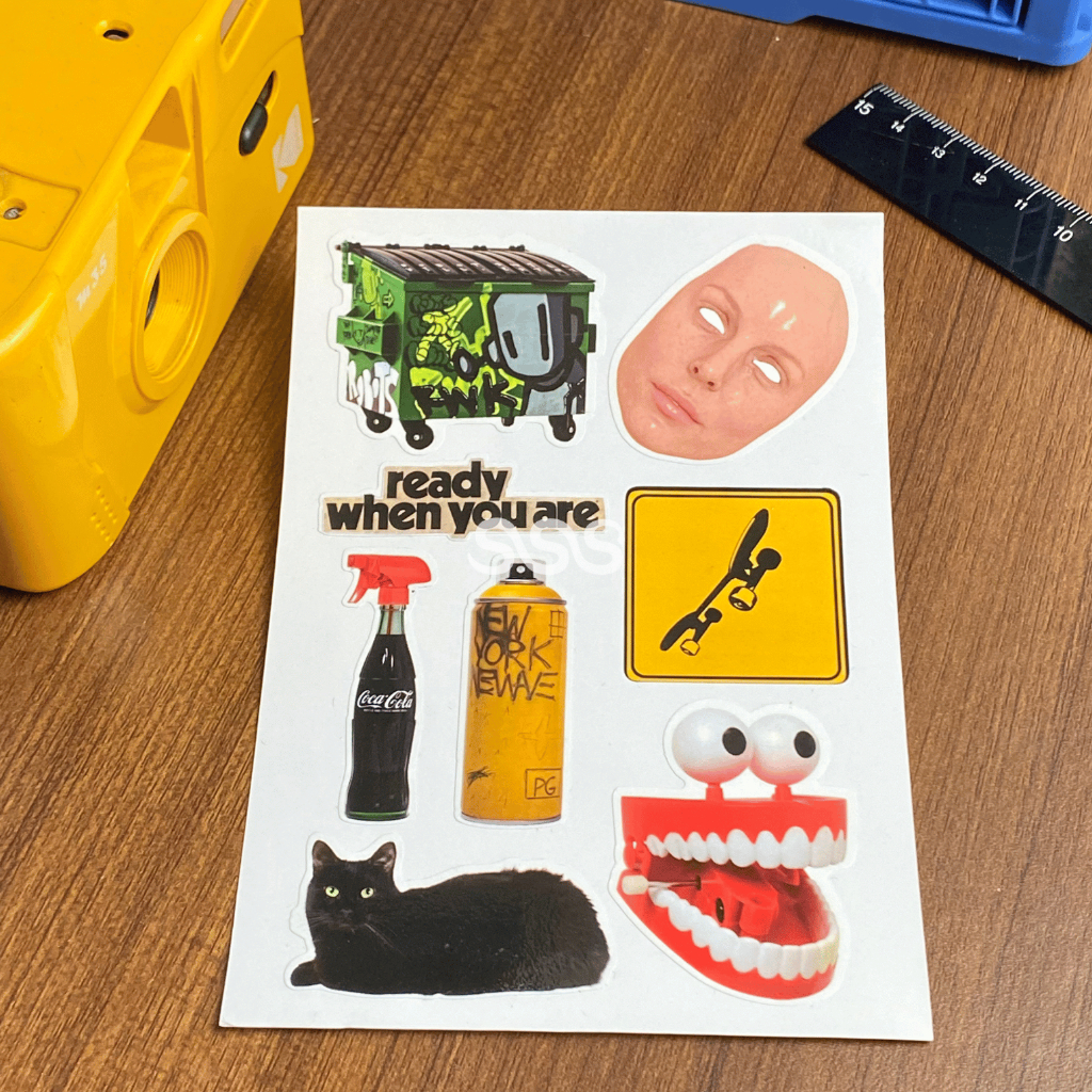 

STICKER GRUNGE / AESTHETIC STICKER / STICKER HELM / SUNDAY STICKER STUFF