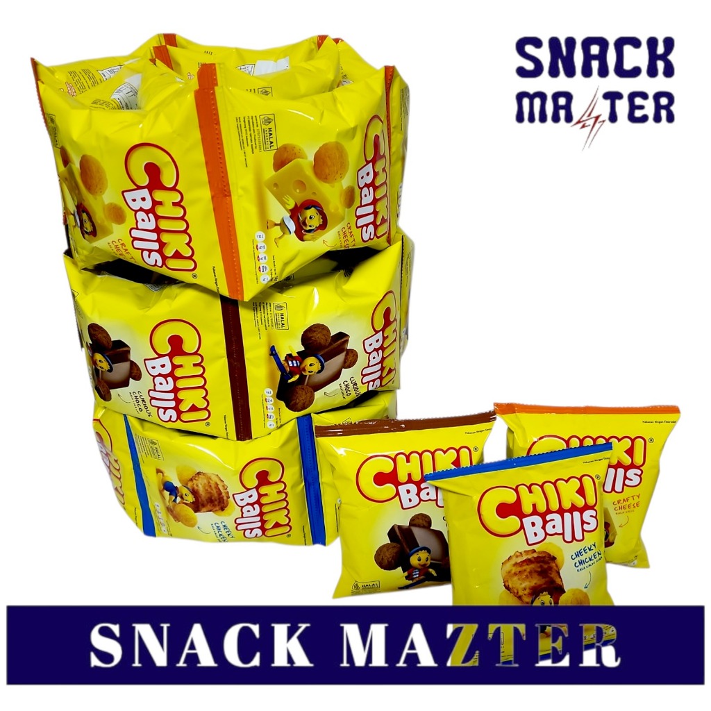 

Chiki RENCENG Balls/ Chiki Net / Chiki Twist - Netto 16 gr x 10 bks