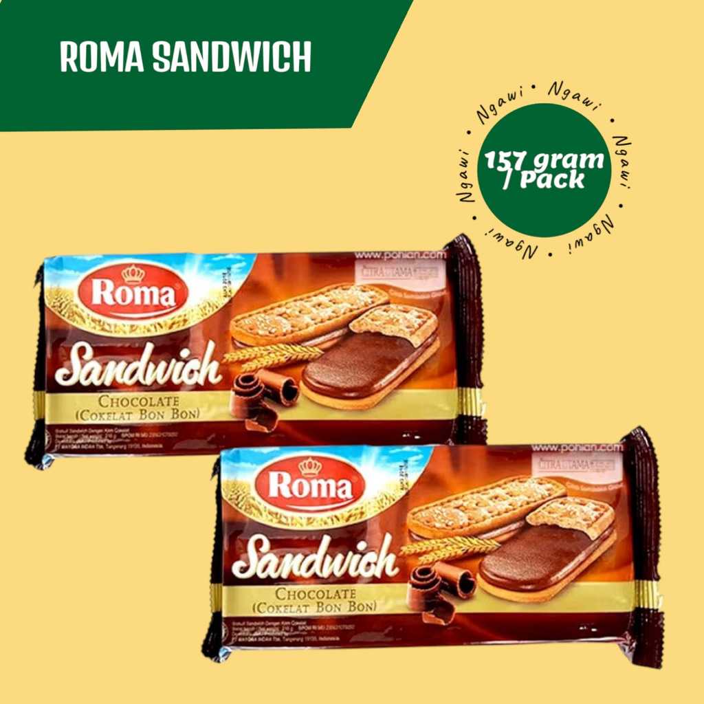 

ROMA SANDWICH CHOCOLATE 189 GR