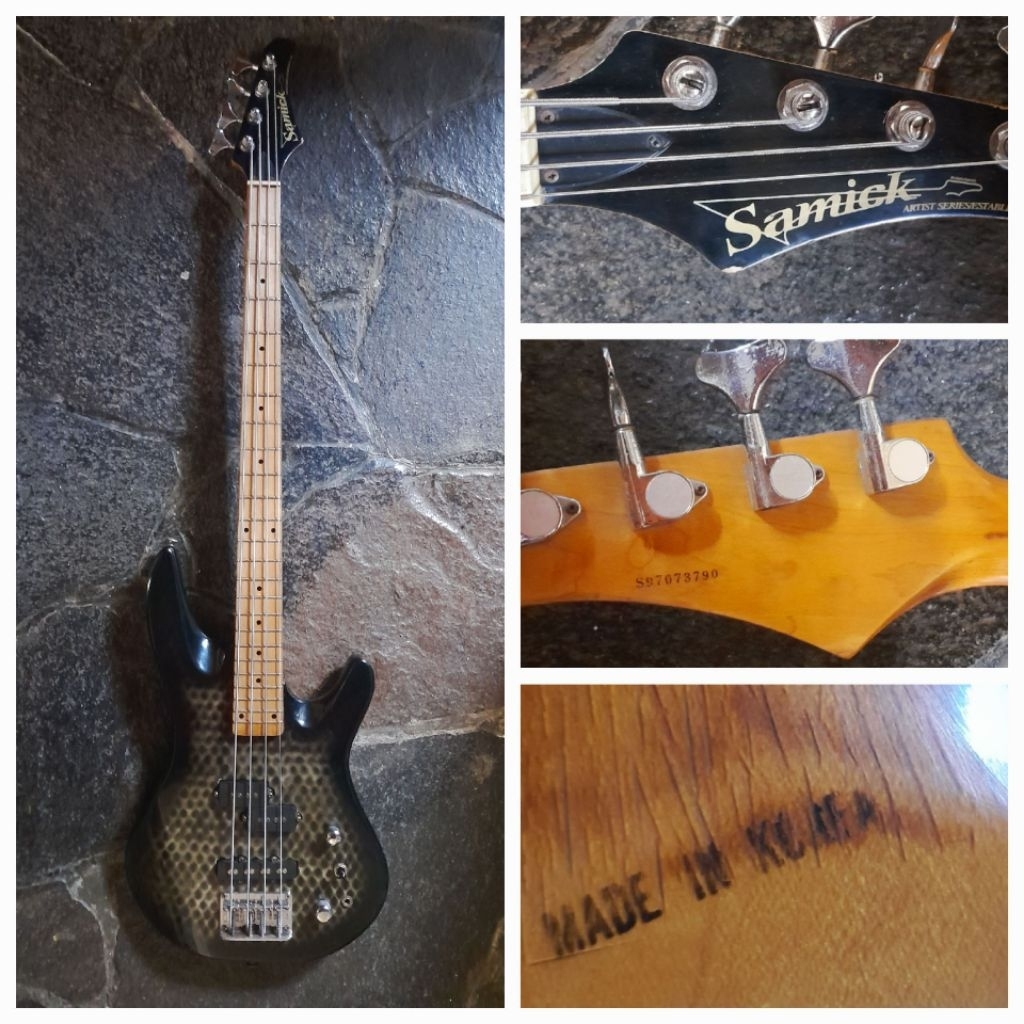 90's Vintage Bass Original - Samick PJ Artist Series 4 Strings - Made in Korea ( Rare )