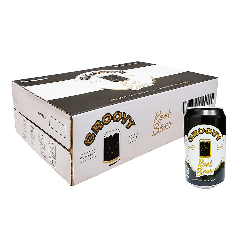 

GROOVY ROOT BREW KALENG 330ML - 1 KARTON [24 KALENG]