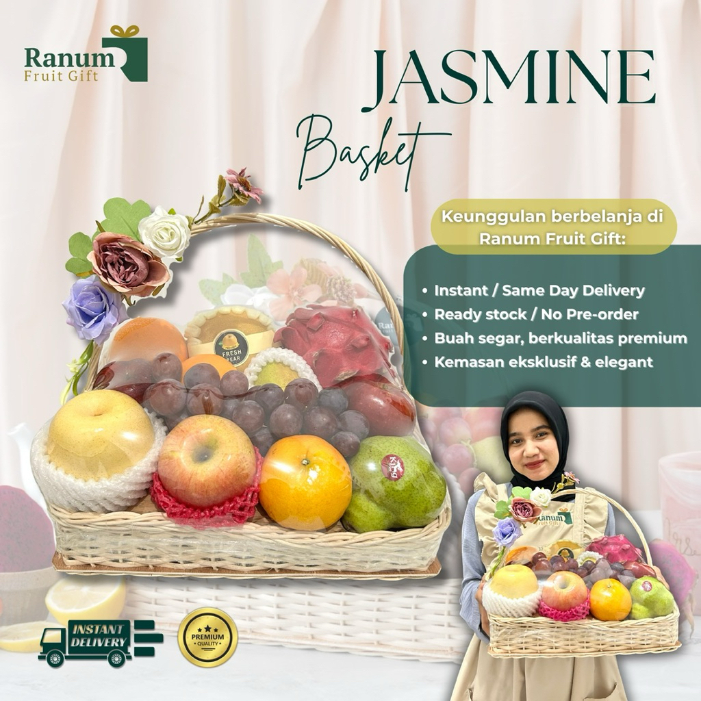 Parcel buah segar jasmine ukuran besar untuk hantaran lamaran