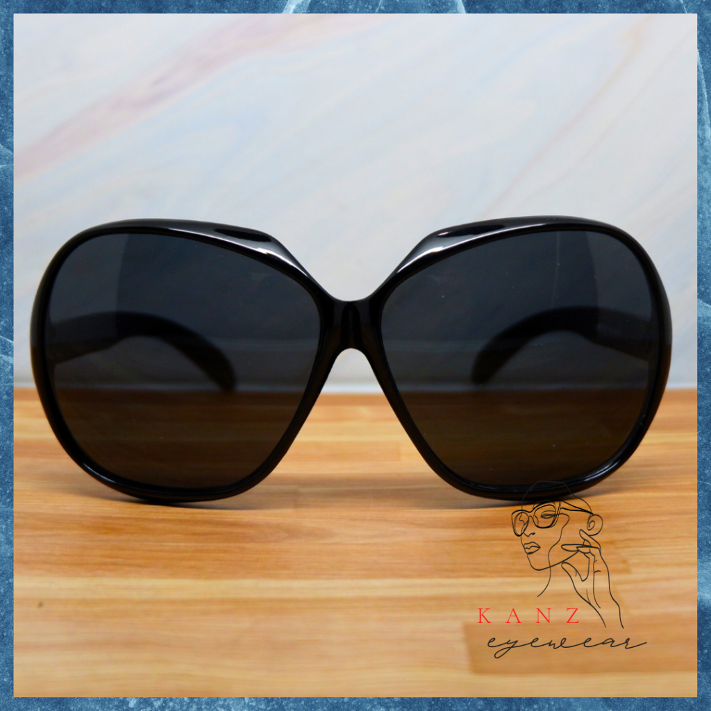 Kaca Mata Wanita Hitam Besar Korea Kotak Persegi Fashion Style Terbaru