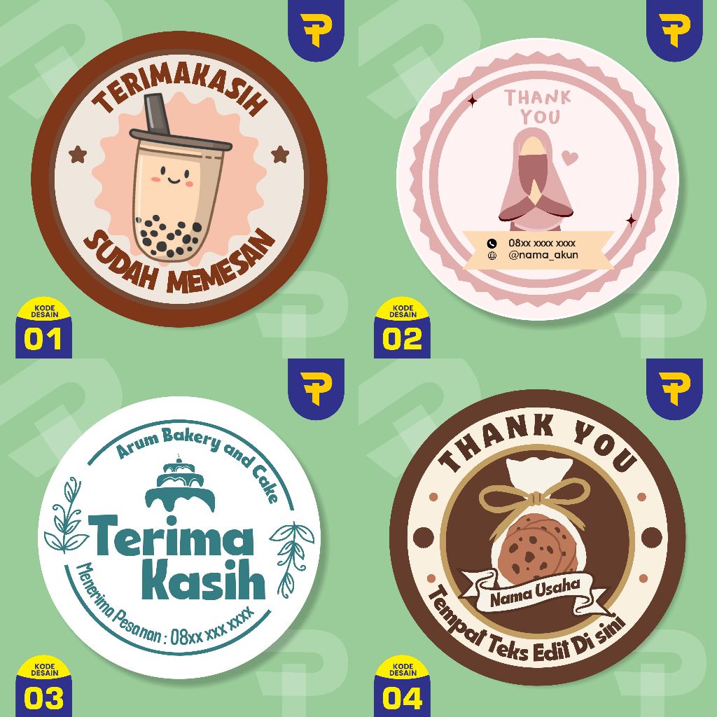 

stiker terima kasih stiker thank you