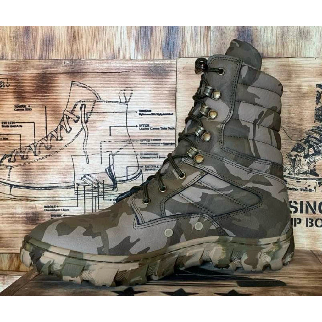 Sepatu Pdl Kulit Bermotif Tema Gurun