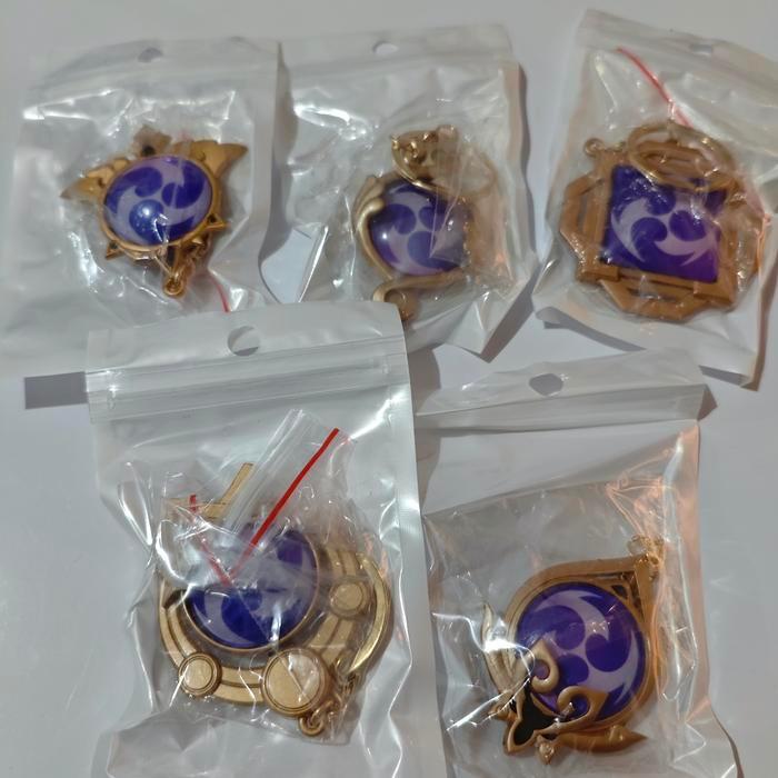Gantungan Kunci Keychain Vision Electro Genshin Impact