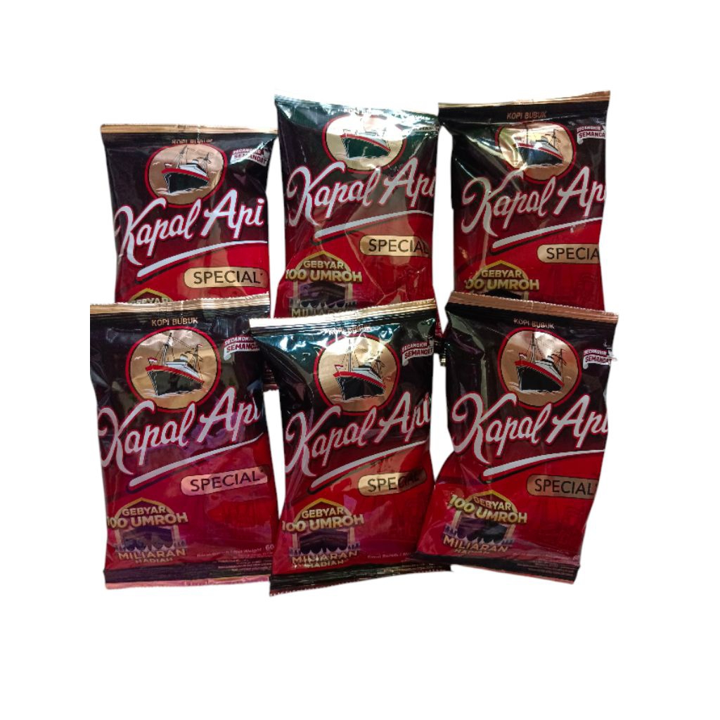 

Paket hemat kopi bubuk kapal api 60gr