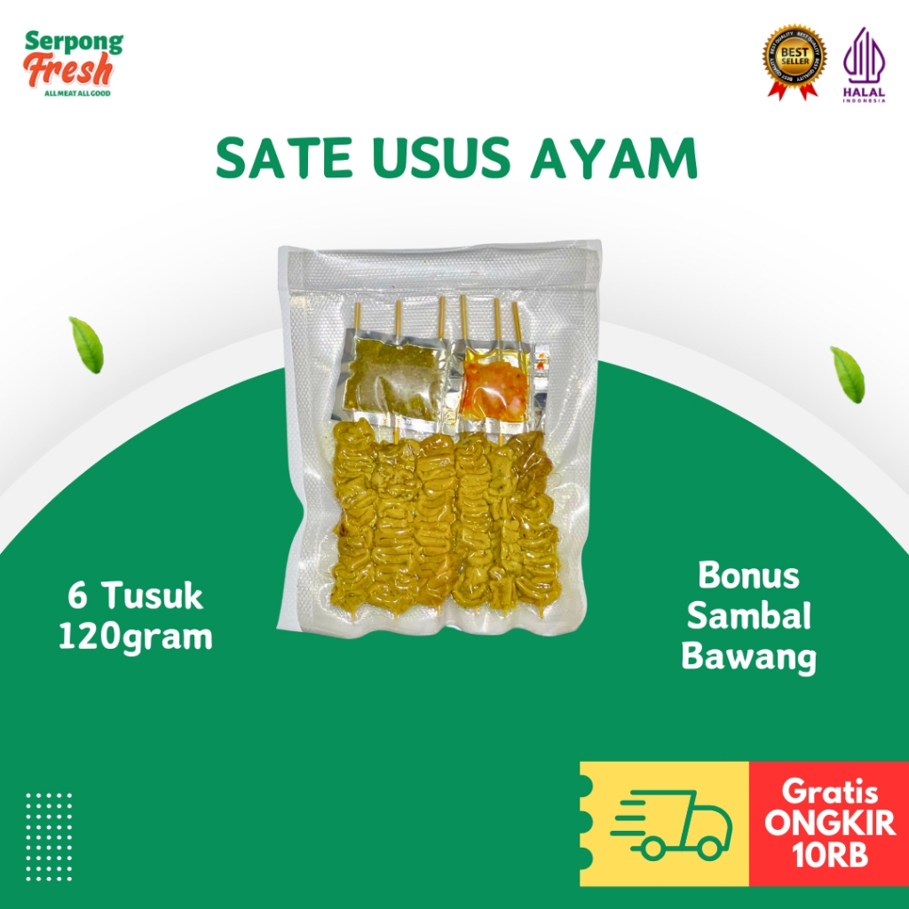 

Aneka Sate Usus Kulit Ati Ampela Jeroan Ayam Bonus Sambal Bawang Pedas Serundeng Ungkep Kuning Lengkuas Ready To Cook Homemade Frozen Food