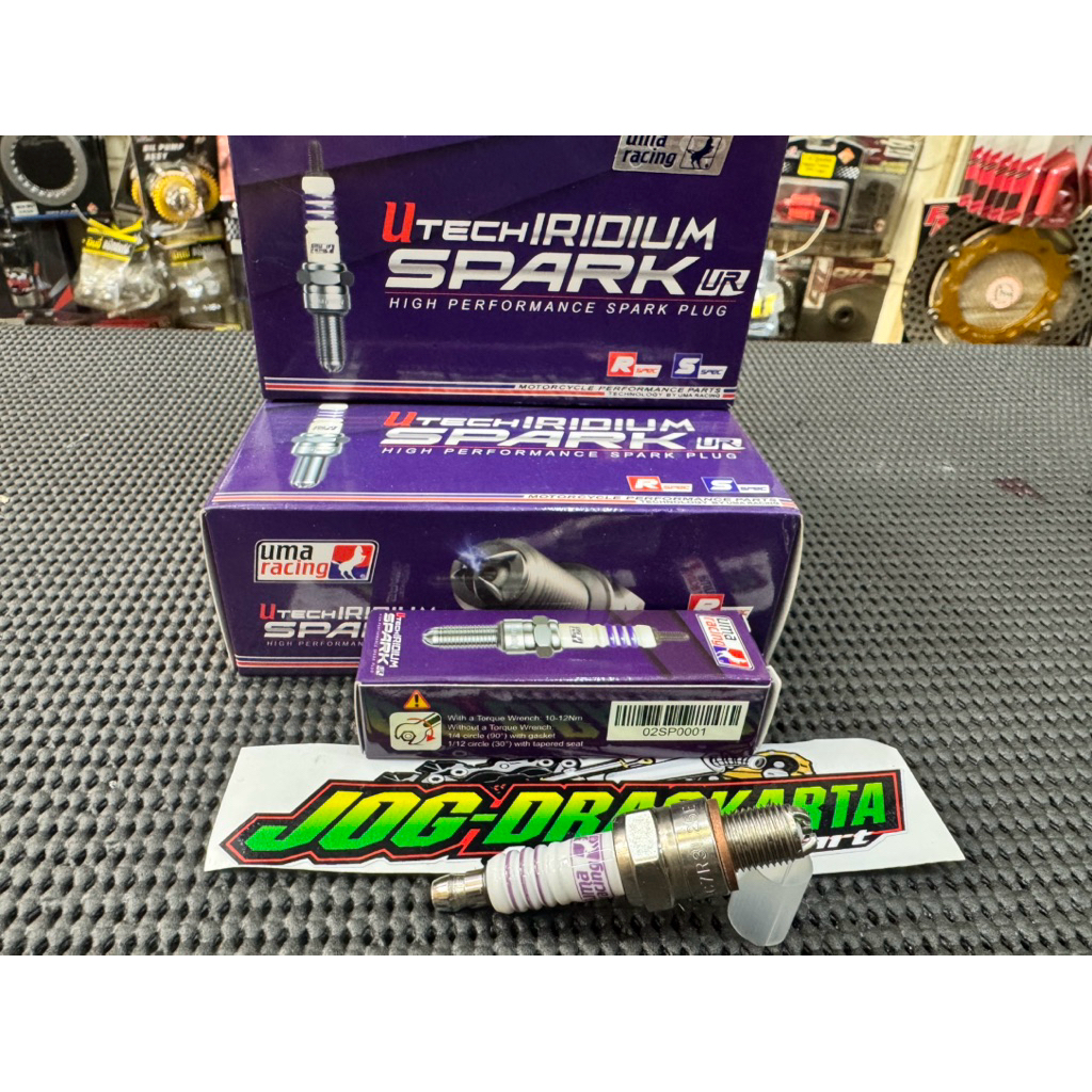 BUSI IRIDIUM UMA RACING BUSI 3 KAKI BUAT MIO / NOUVO / FINO KARBU / MIO M3 / SOUL GT / MIO J / SUPRA