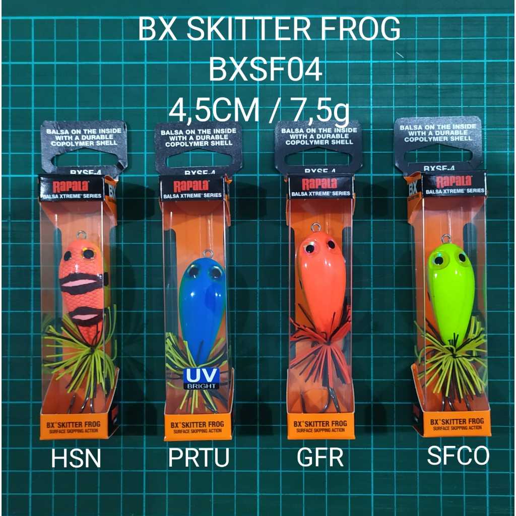 LURE / UMPAN RAPALA BX SKITTER FROG / BXSF-04, 4,5cm / 7.5gram
