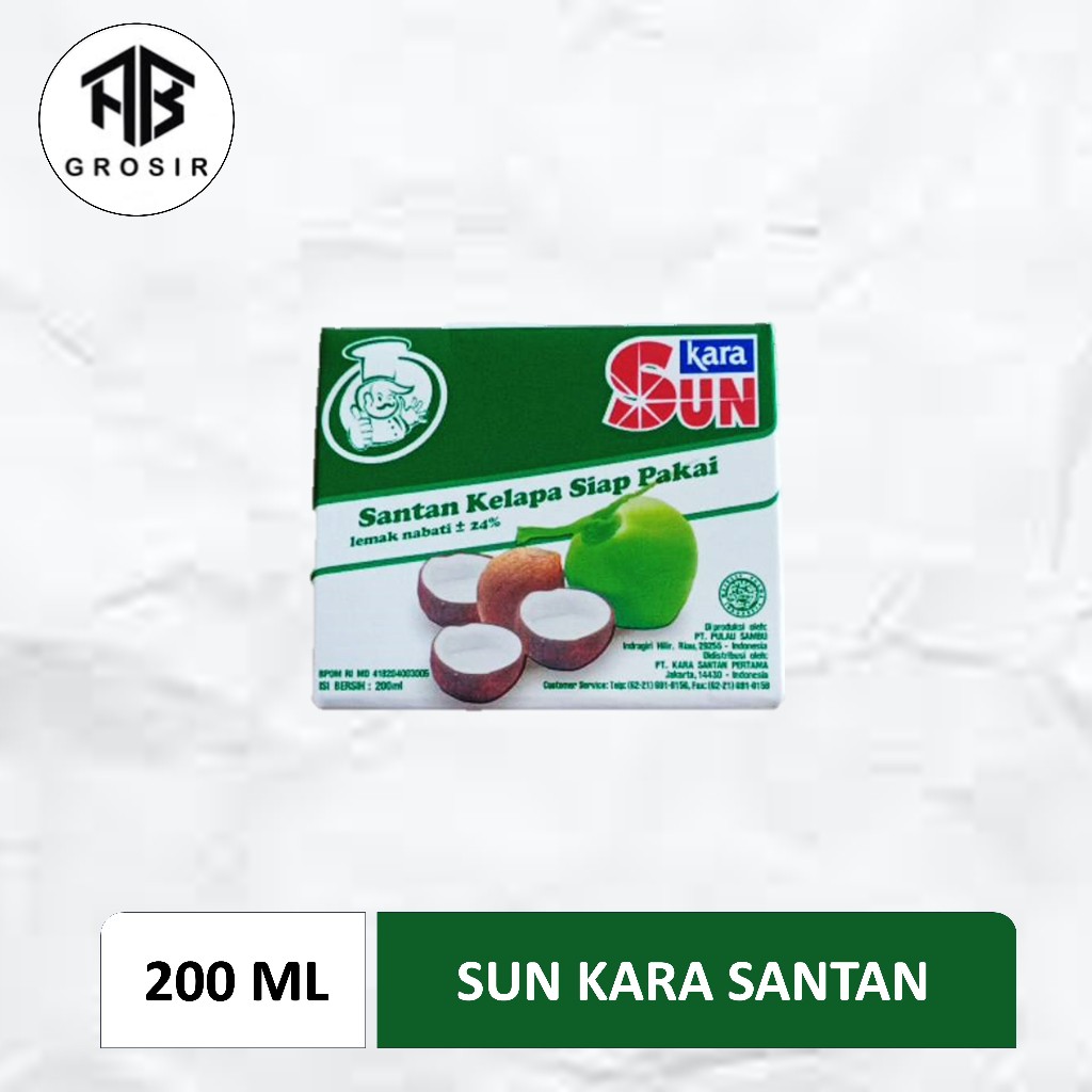 

SUN KARA SANTAN 200ML SIAP PAKAI