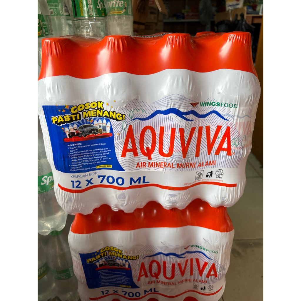 

aquviva 700ml air mineral isi 12pcs