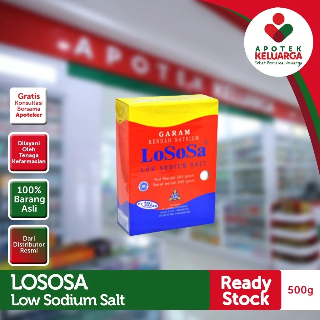 

Lososa 500 gr#GARAM KESEHATAN#GARAM HYPERTENSI#GARAM MENCEGAH HIPERTENSI#GARAM RENDAH NATRIUM