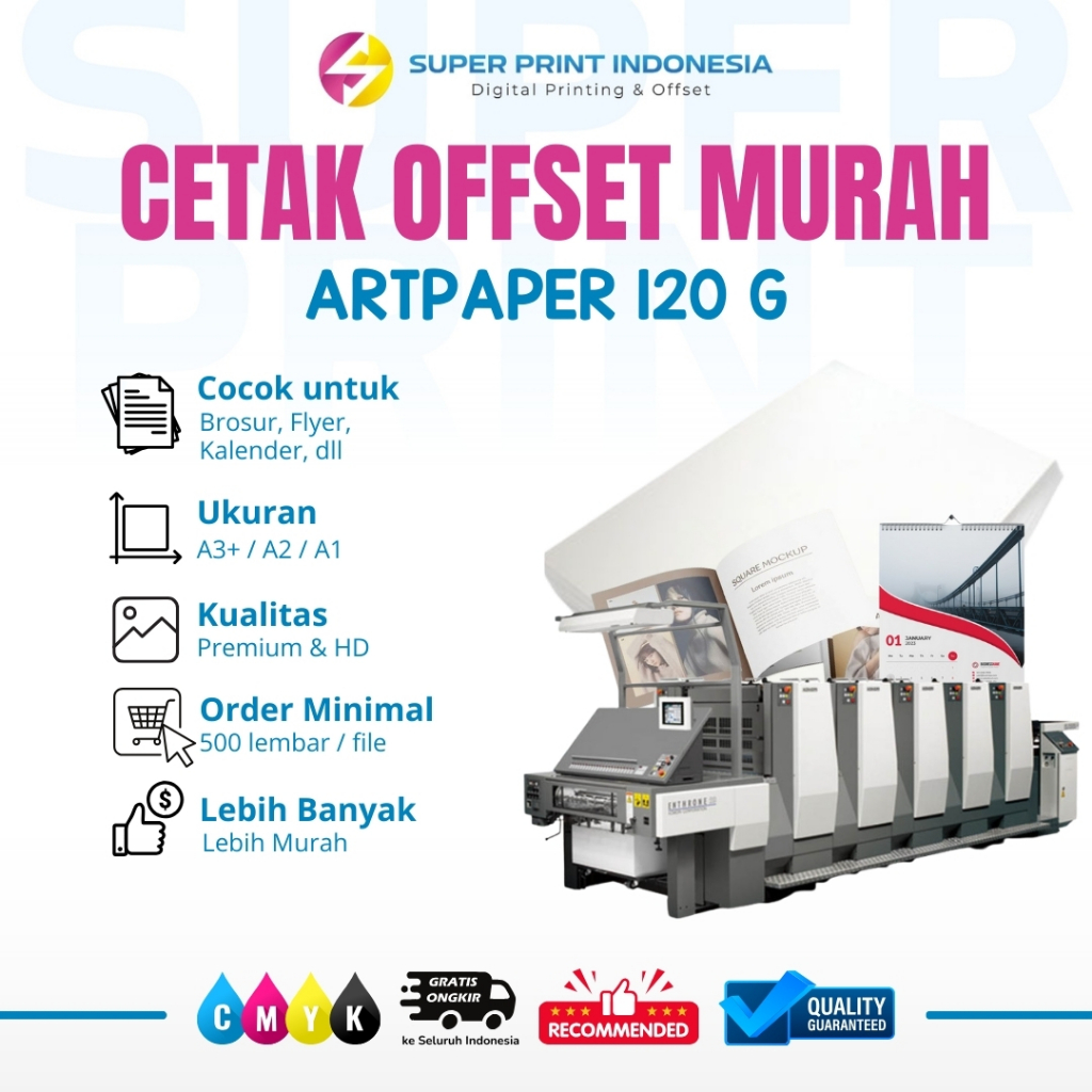 

CETAK OFFSET - ARTPAPER 120G - CETAK BROSUR CETAK MAJALAH CETAK ARTPAPER CETAK OFFSET KALENDER GROSIR