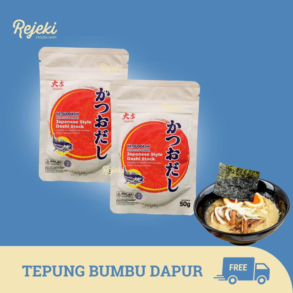 

Daikichi Katsuo Dashi 50gr - Rejeki Frozen