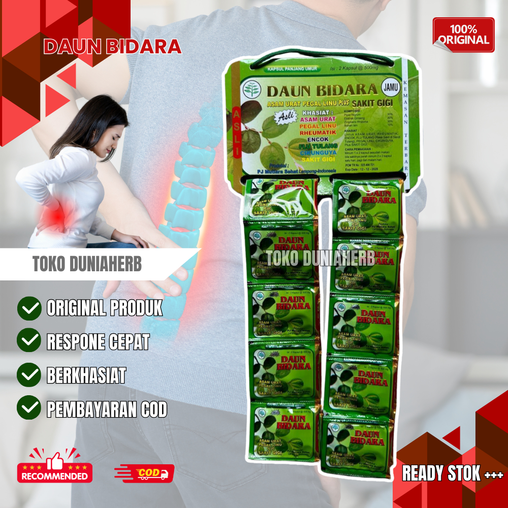 

Daun Bidara Kapsul Original Asam Urat