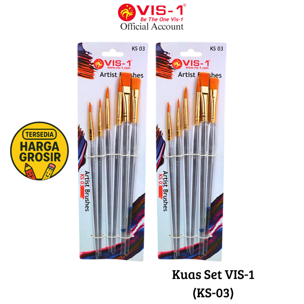 

VIS-1 Kuas Set KS-03 / Artist Brushes Set