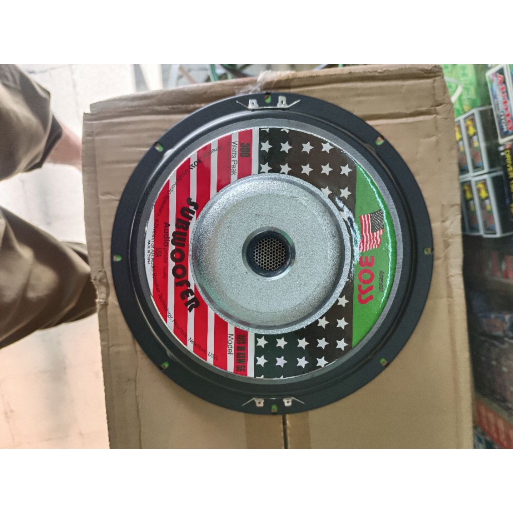 Speaker 10 inch Subwoofer American Boss 10" 10 BSW 50 500W Double Coil