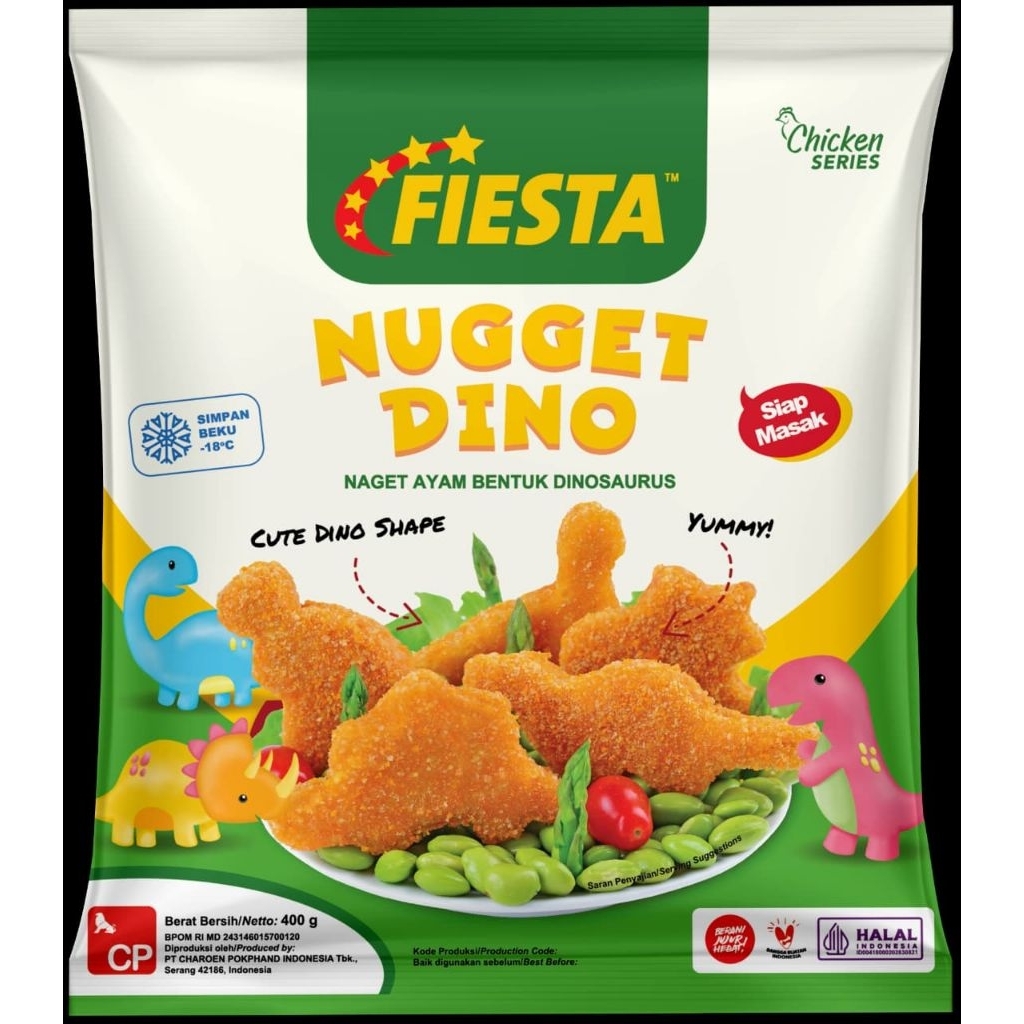 

FIESTA NUGGET DINO 400GR