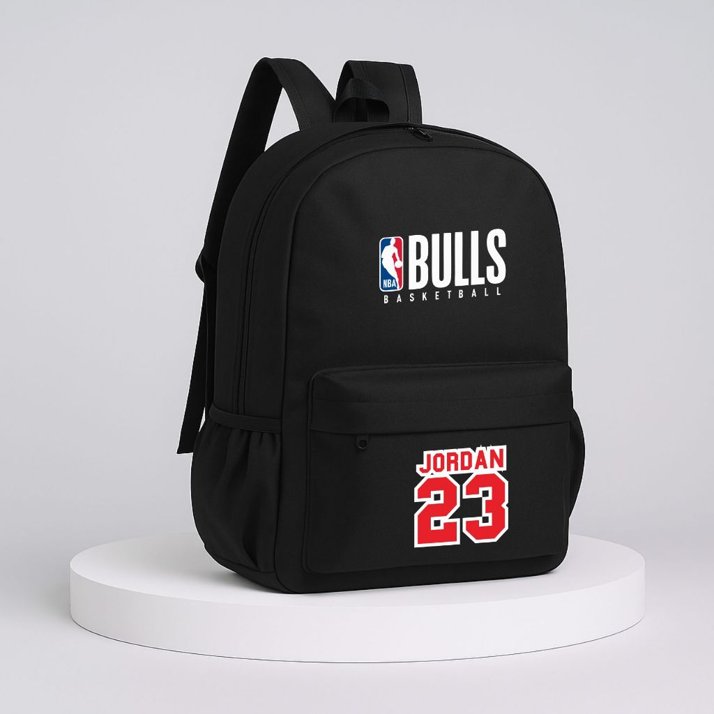 Catenzo - Bulls J23 Tas Sekolah Anak SD SMP Bulls Jordan 23 Laki Laki Perempuan Casual Kasual Ransel