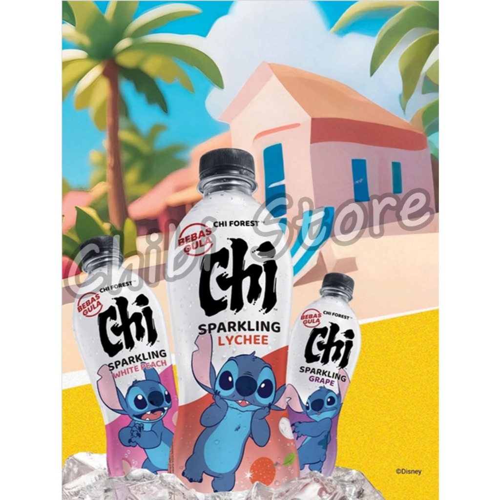 

[4 VARIAN] CHI Forest Sparkling Water White Peach Lychee Fizzy Calamansi Lime Grape Delight - Minuman Soda Bebas Gula - Minuman 0 Sugar 0 Kalori 0 Fat 480ml
